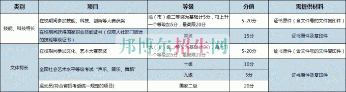 加分項(xiàng)目及規(guī)則