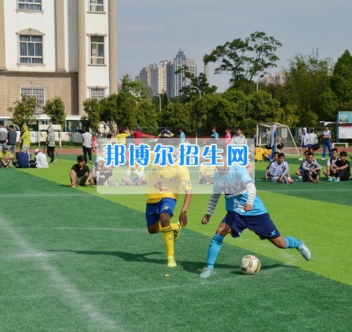 2017—2018年特步中國大學生“五人制”足球聯(lián)賽(云南賽區(qū))選拔賽在云南師范大學商學院舉行