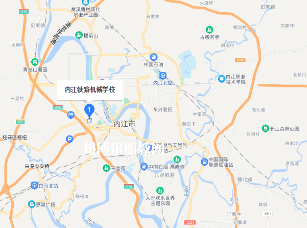 內(nèi)江鐵路機械學(xué)校地址在哪里