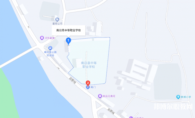 南召縣培英中等職業(yè)學(xué)校地址，乘車路線