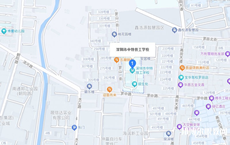 深圳市中特技工學(xué)校地址，乘車路線